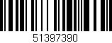 Código de barras (EAN, GTIN, SKU, ISBN): '51397390'