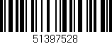Código de barras (EAN, GTIN, SKU, ISBN): '51397528'