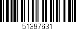 Código de barras (EAN, GTIN, SKU, ISBN): '51397631'