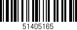 Código de barras (EAN, GTIN, SKU, ISBN): '51405165'