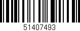 Código de barras (EAN, GTIN, SKU, ISBN): '51407493'