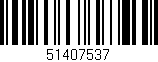 Código de barras (EAN, GTIN, SKU, ISBN): '51407537'