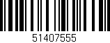 Código de barras (EAN, GTIN, SKU, ISBN): '51407555'