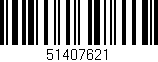 Código de barras (EAN, GTIN, SKU, ISBN): '51407621'