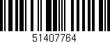 Código de barras (EAN, GTIN, SKU, ISBN): '51407764'