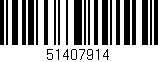 Código de barras (EAN, GTIN, SKU, ISBN): '51407914'