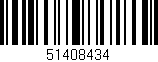 Código de barras (EAN, GTIN, SKU, ISBN): '51408434'