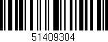 Código de barras (EAN, GTIN, SKU, ISBN): '51409304'