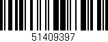 Código de barras (EAN, GTIN, SKU, ISBN): '51409397'
