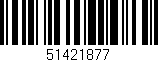 Código de barras (EAN, GTIN, SKU, ISBN): '51421877'