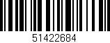 Código de barras (EAN, GTIN, SKU, ISBN): '51422684'