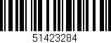 Código de barras (EAN, GTIN, SKU, ISBN): '51423284'