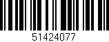 Código de barras (EAN, GTIN, SKU, ISBN): '51424077'