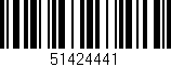 Código de barras (EAN, GTIN, SKU, ISBN): '51424441'