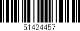 Código de barras (EAN, GTIN, SKU, ISBN): '51424457'