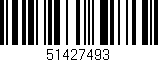 Código de barras (EAN, GTIN, SKU, ISBN): '51427493'
