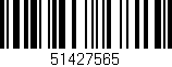 Código de barras (EAN, GTIN, SKU, ISBN): '51427565'