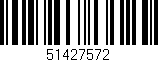Código de barras (EAN, GTIN, SKU, ISBN): '51427572'