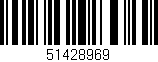 Código de barras (EAN, GTIN, SKU, ISBN): '51428969'