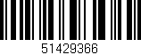 Código de barras (EAN, GTIN, SKU, ISBN): '51429366'