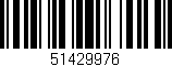 Código de barras (EAN, GTIN, SKU, ISBN): '51429976'