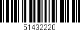 Código de barras (EAN, GTIN, SKU, ISBN): '51432220'