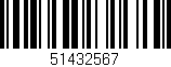 Código de barras (EAN, GTIN, SKU, ISBN): '51432567'