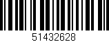 Código de barras (EAN, GTIN, SKU, ISBN): '51432628'