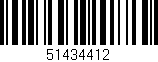 Código de barras (EAN, GTIN, SKU, ISBN): '51434412'