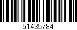 Código de barras (EAN, GTIN, SKU, ISBN): '51435784'