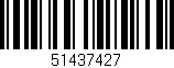 Código de barras (EAN, GTIN, SKU, ISBN): '51437427'