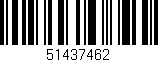 Código de barras (EAN, GTIN, SKU, ISBN): '51437462'