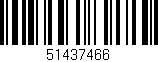 Código de barras (EAN, GTIN, SKU, ISBN): '51437466'