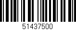 Código de barras (EAN, GTIN, SKU, ISBN): '51437500'