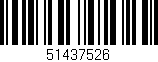 Código de barras (EAN, GTIN, SKU, ISBN): '51437526'
