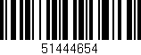 Código de barras (EAN, GTIN, SKU, ISBN): '51444654'