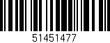 Código de barras (EAN, GTIN, SKU, ISBN): '51451477'