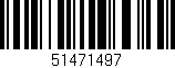 Código de barras (EAN, GTIN, SKU, ISBN): '51471497'