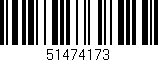 Código de barras (EAN, GTIN, SKU, ISBN): '51474173'