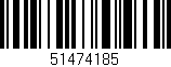Código de barras (EAN, GTIN, SKU, ISBN): '51474185'