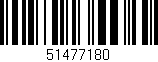Código de barras (EAN, GTIN, SKU, ISBN): '51477180'