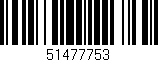 Código de barras (EAN, GTIN, SKU, ISBN): '51477753'