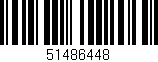 Código de barras (EAN, GTIN, SKU, ISBN): '51486448'