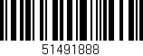 Código de barras (EAN, GTIN, SKU, ISBN): '51491888'