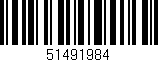 Código de barras (EAN, GTIN, SKU, ISBN): '51491984'