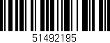 Código de barras (EAN, GTIN, SKU, ISBN): '51492195'