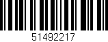 Código de barras (EAN, GTIN, SKU, ISBN): '51492217'