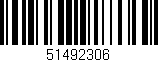 Código de barras (EAN, GTIN, SKU, ISBN): '51492306'