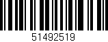 Código de barras (EAN, GTIN, SKU, ISBN): '51492519'