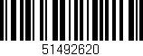 Código de barras (EAN, GTIN, SKU, ISBN): '51492620'